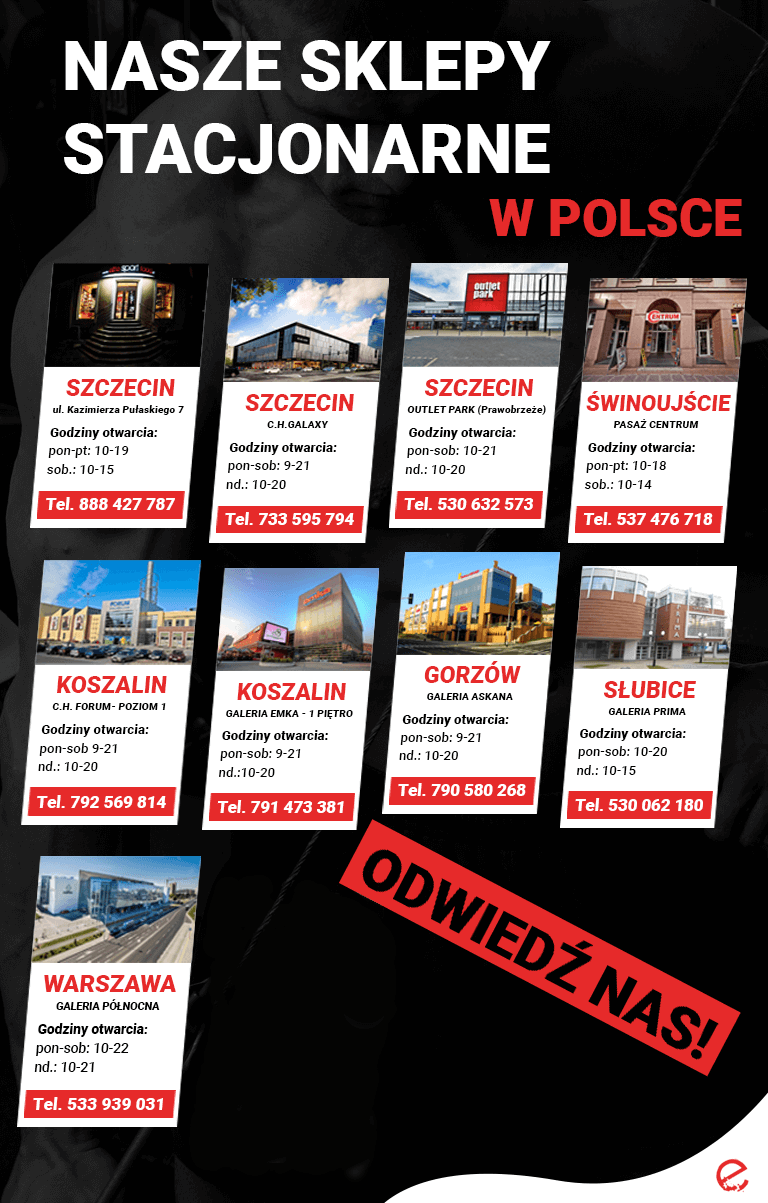 Nasze sklepy stacjonarne